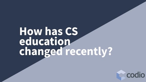 How Has Computer Science Teaching Changed Recently?